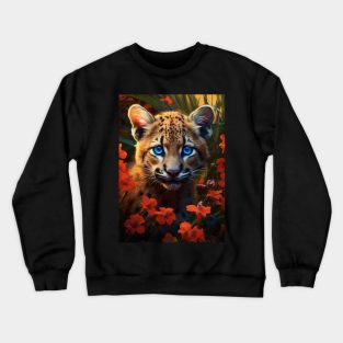 Little Panther Crewneck Sweatshirt